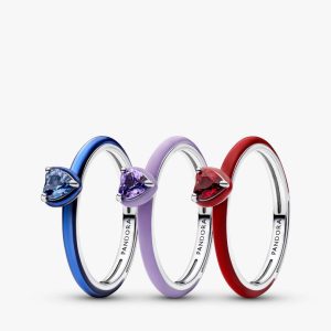 Symbols of Love Chakra Ring Trio 3 Quantity