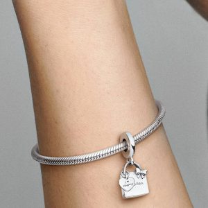Pandora Shopping Bag Dangle Charm Sterling silver