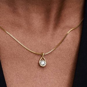 Pandora Infinite 14k Gold Lab-grown Diamond Pendant Necklace 0.50 ct TW, 14k gold