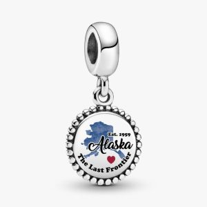 Alaska Map Dangle Charm