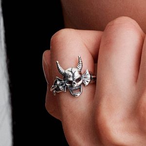 Stranger Things Hellfire Club Ring Sterling silver