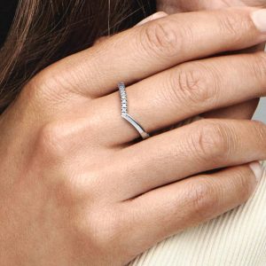 FINAL SALE - Pandora Timeless Wish Half Sparkling Ring Sterling silver
