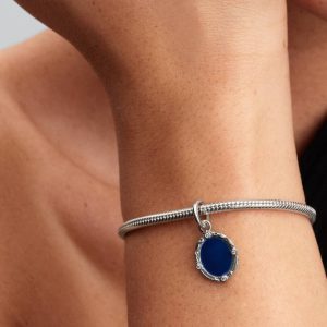 Disney Snow White Magic Mirror Dangle Charm Sterling silver