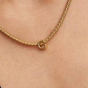Letter C Alphabet Charm 14k gold plating