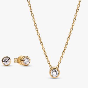 Pandora Era Lab-grown Diamond Jewelry Gift Set, 14k Gold 2 Quantity