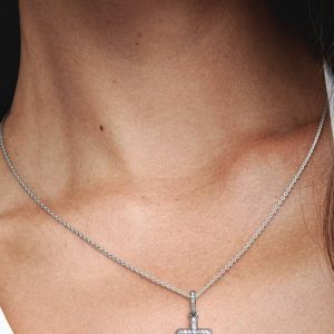 Sparkling Cross Pendant Sterling silver
