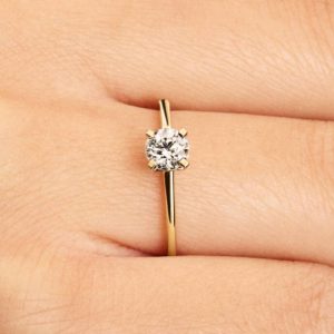 Pandora Era Lab-Grown Diamond Ring 0.50 ct TW, 14k gold