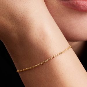 Pandora Era Figaro Chain Bracelet 14k gold