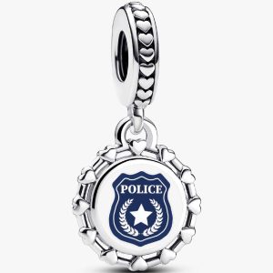 Police Dangle Charm Sterling silver